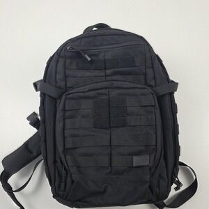 5.11 RUSH 12 2.0 Backpack Black One Size Tactical MOLLE Hiking Daypack Pack 25L